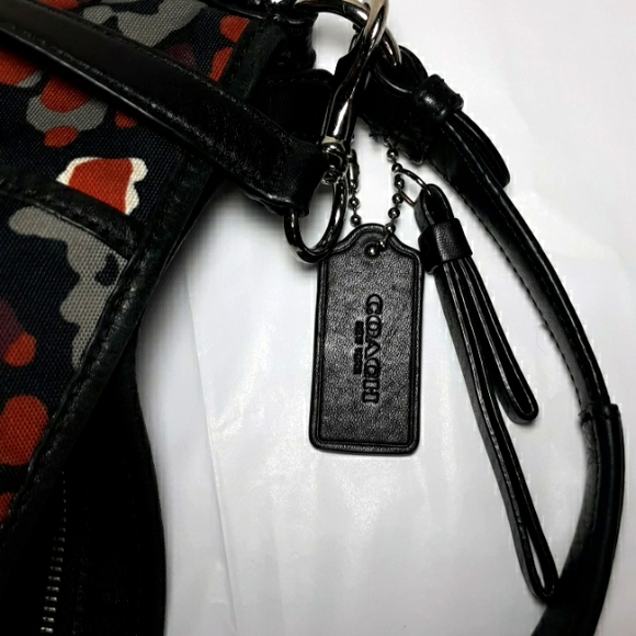 Coach Park Splatter Print Convertible Bag - Picture 12 of 13